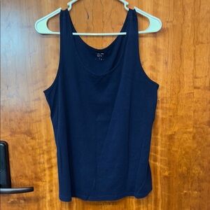 Classic Women’s Navy Blue Tank Top 2X